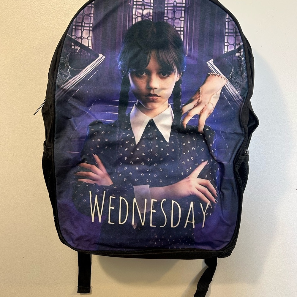 Wednesday Addams Backpack Set - Picture 2 of 5